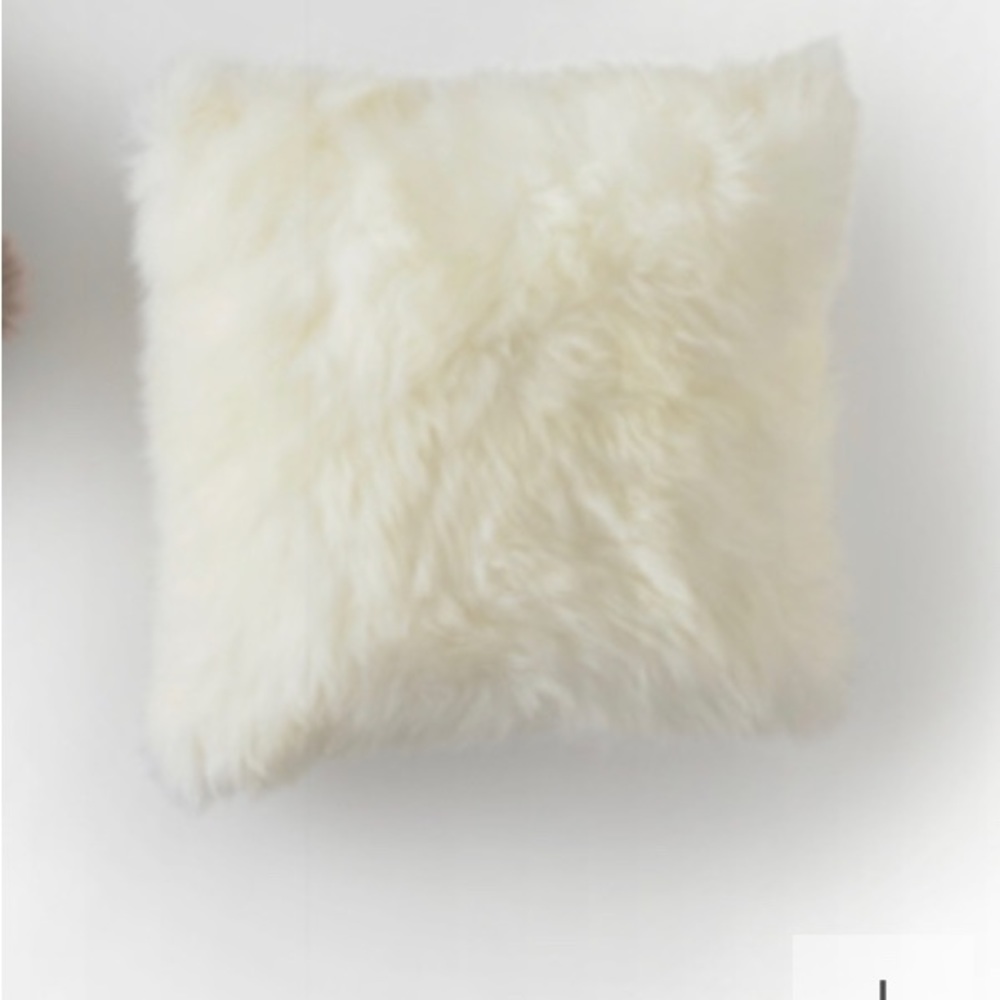 Sheepskin pillow